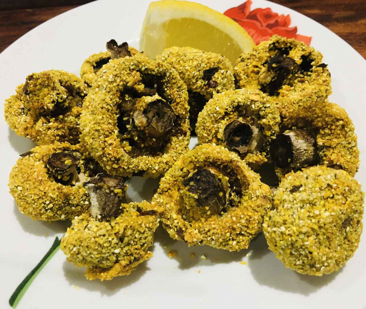 Easy Crumbed Mushrooms